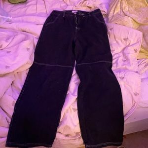 Black cargo pants
